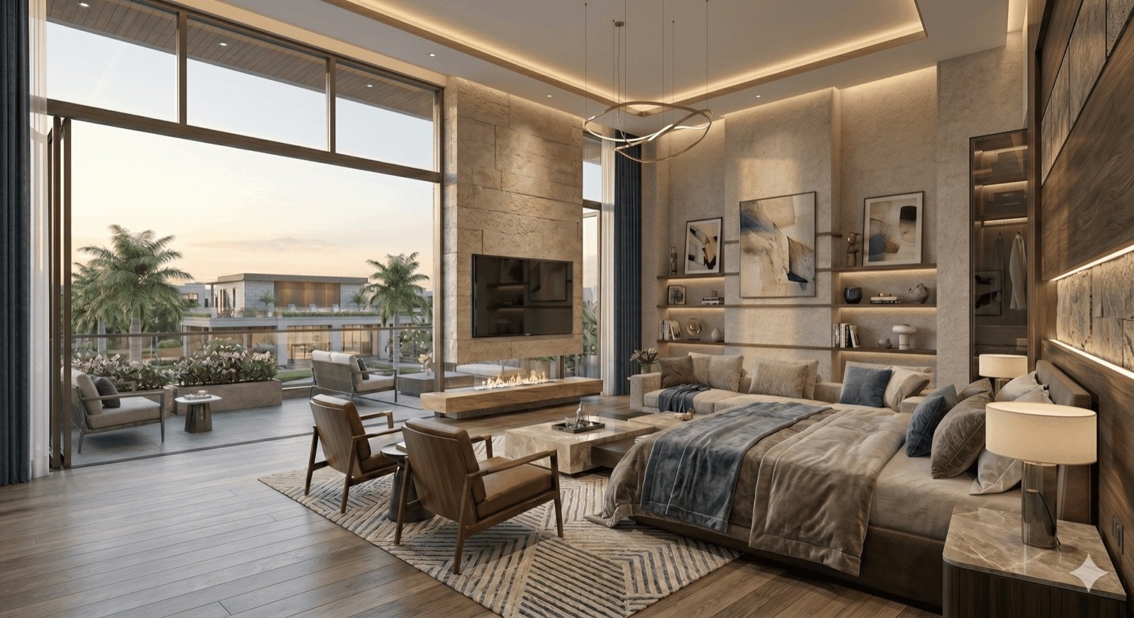 4S Sector 88B master bedroom