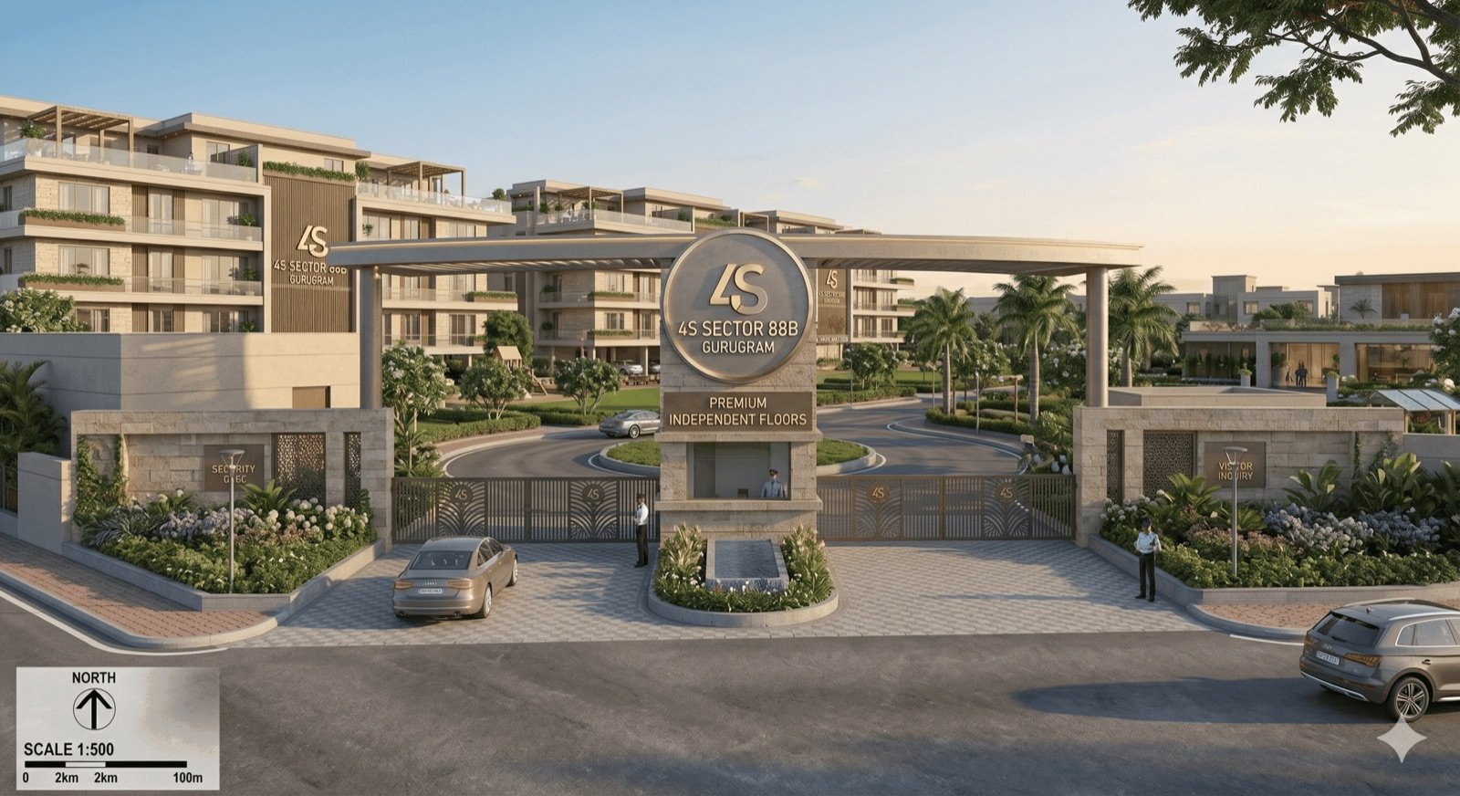 4S Sector 88B grand entrance