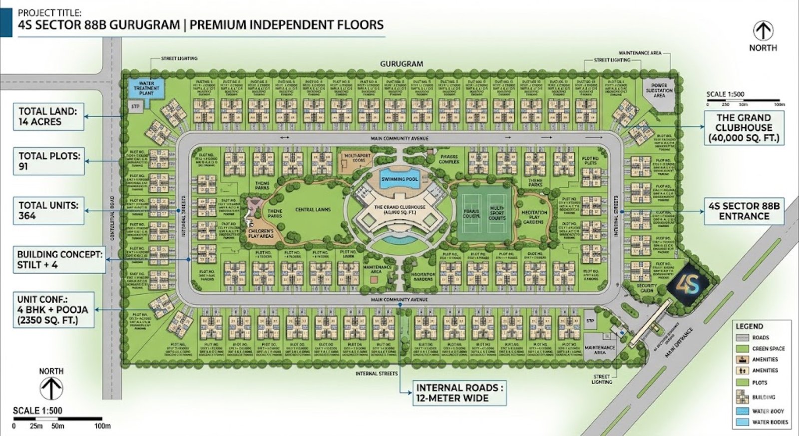 4S Sector 88B master plan